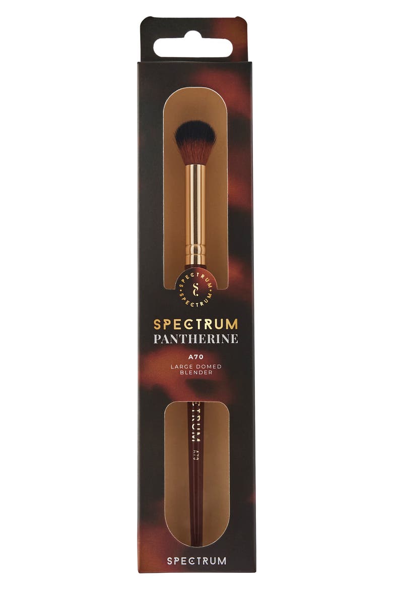 Pantherine Large Domed Blender Brush, Alternate, color, BROWN