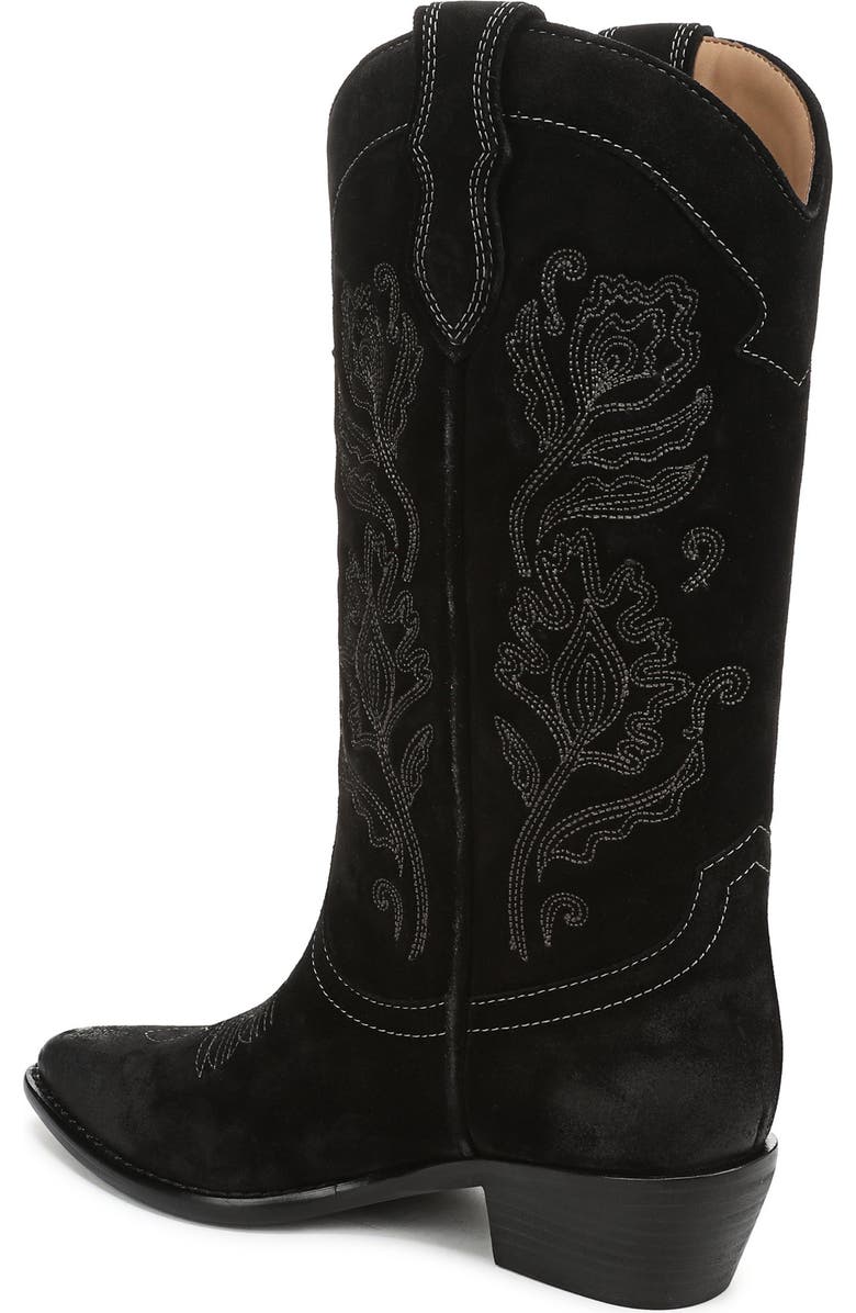 Sam Edelman Rue Western Boot, Alternate, color, Black