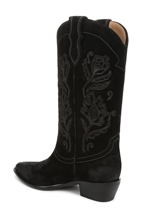 Sam Edelman Rue Western Boot In Black