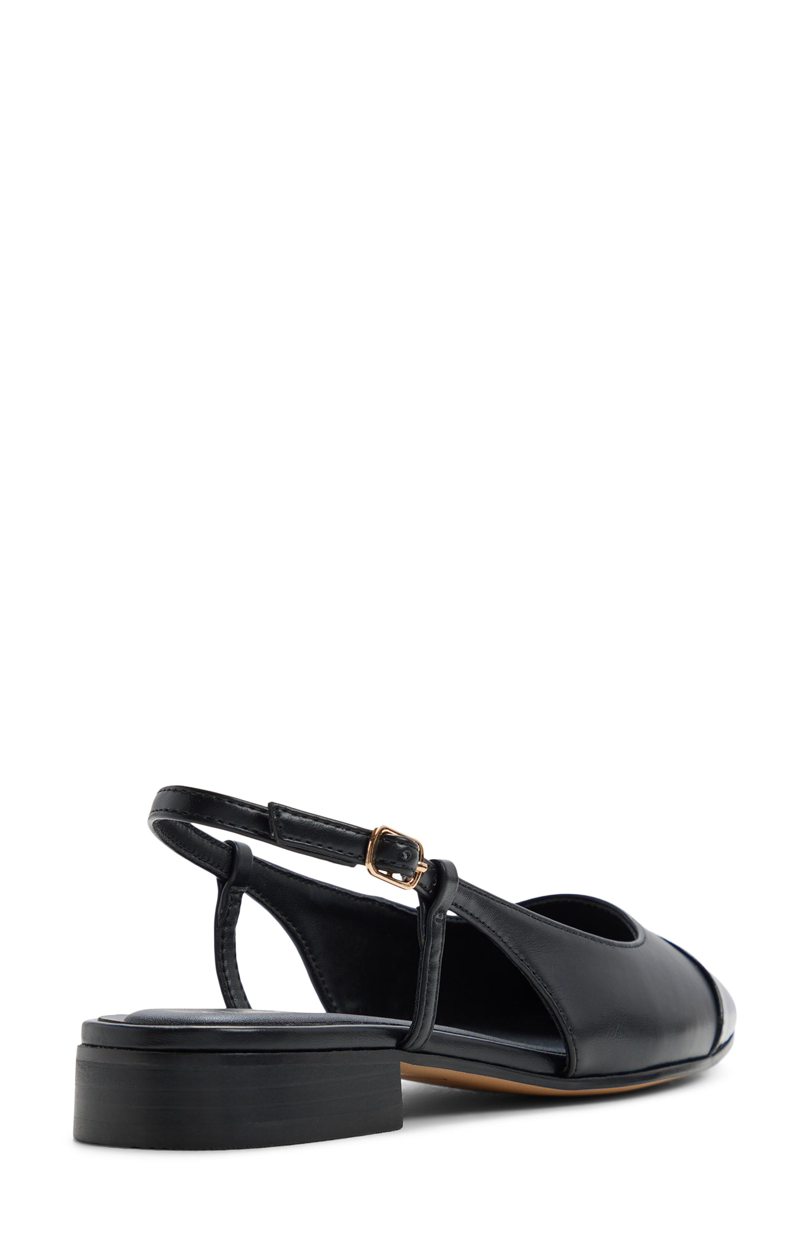 ALDO Maree Slingback Cap Toe Pump, Alternate, color, Black
