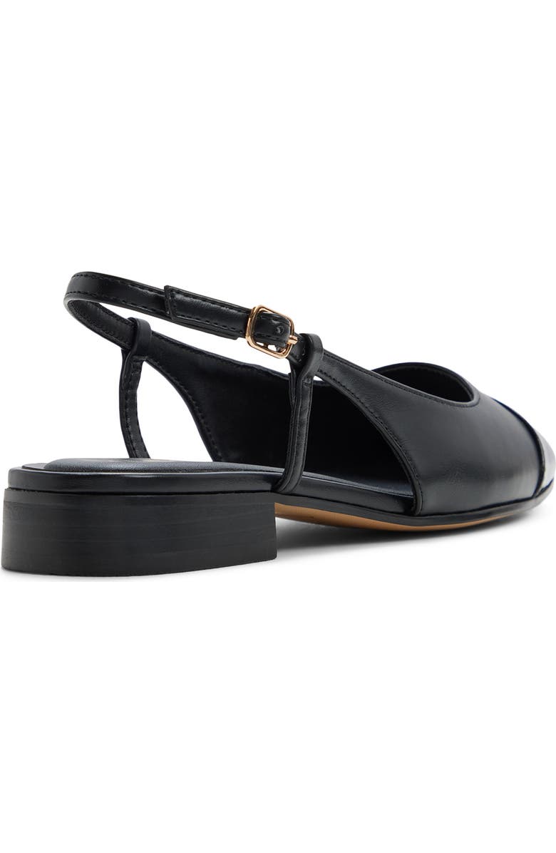 ALDO Maree Slingback Cap Toe Pump, Alternate, color, Black