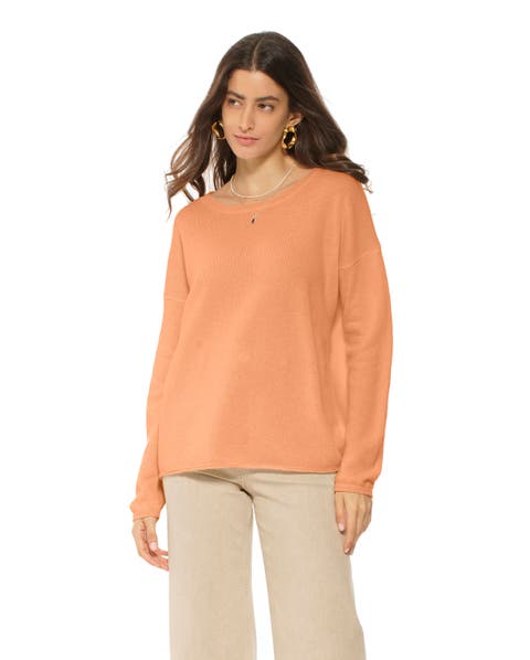 Pure Cashmere Lightweight Relaxed Crewneck Sweater