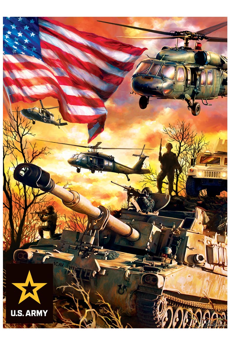 US Army Firepower 1000 Piece Puzzle, Alternate, color, Multicolor