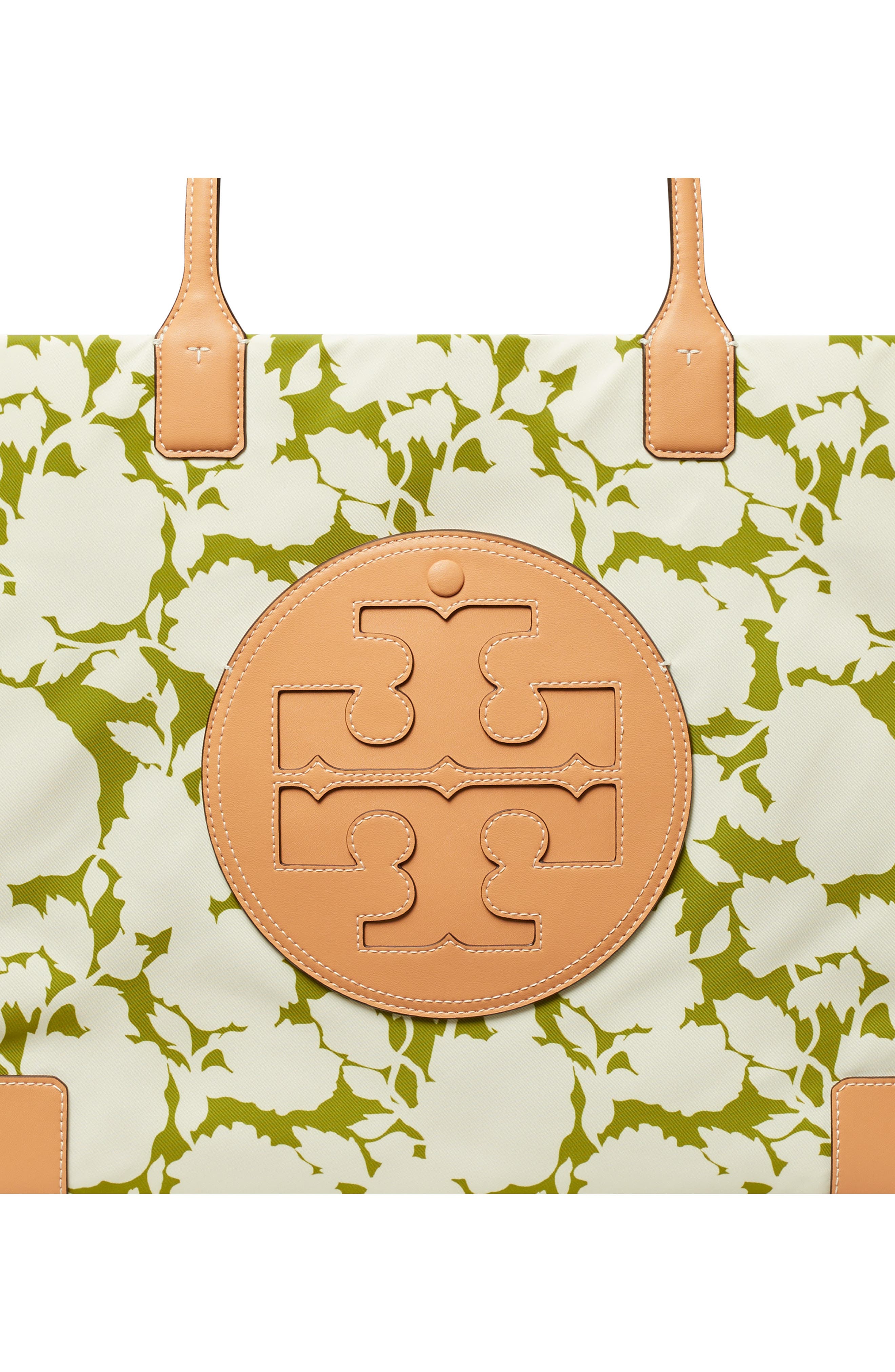 Tory Burch Ella Floral Recycled Polyester Tote, Alternate, color, 