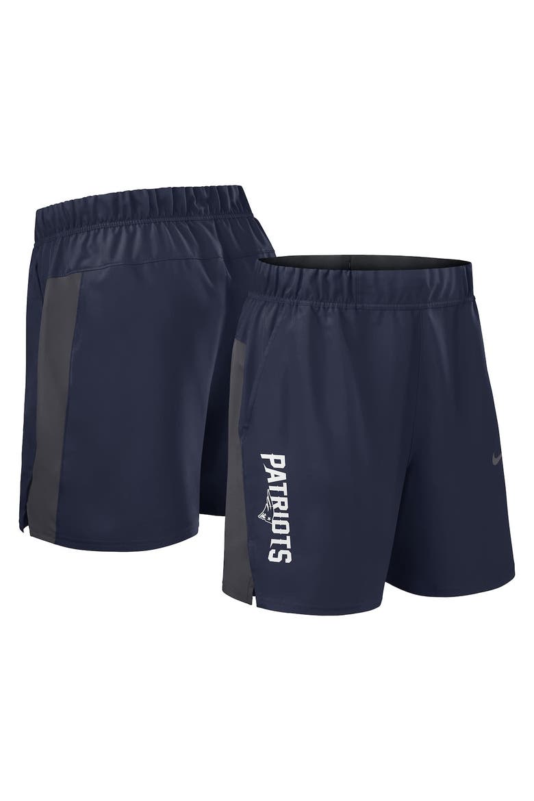 Men's Nike Navy New England Patriots Woven Victory Performance Shorts, Alternate, color, Navy