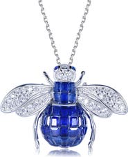 SUZY LEVIAN Cubic Zirconia Bumblebee Pendant Necklace
