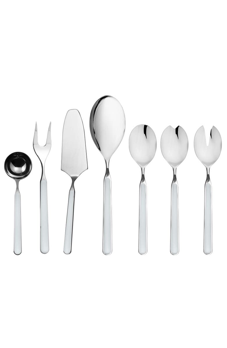 Mepra Fantasia Serving Set - 7 Pieces, Alternate, color, Light Blue