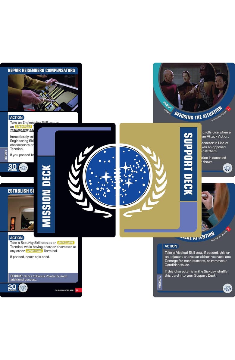 Gale Force Nine Star Trek Away Teams Starter Set, Alternate, color, Multicolored