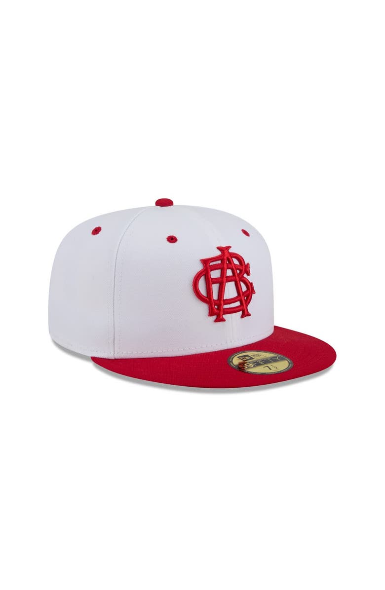New Era Men's New Era  White Indianapolis Indians Theme Nights 59FIFTY Fitted Hat, Alternate, color, White