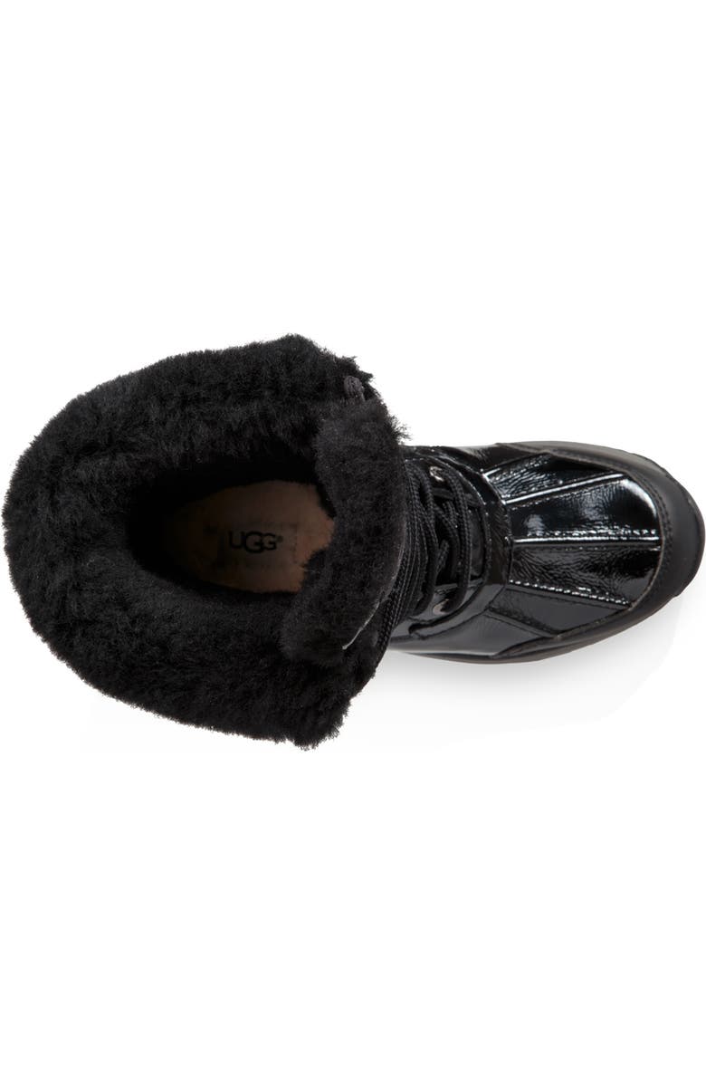 UGG<sup>®</sup> Adirondack III Waterproof Insulated Patent Winter Boot, Alternate, color,