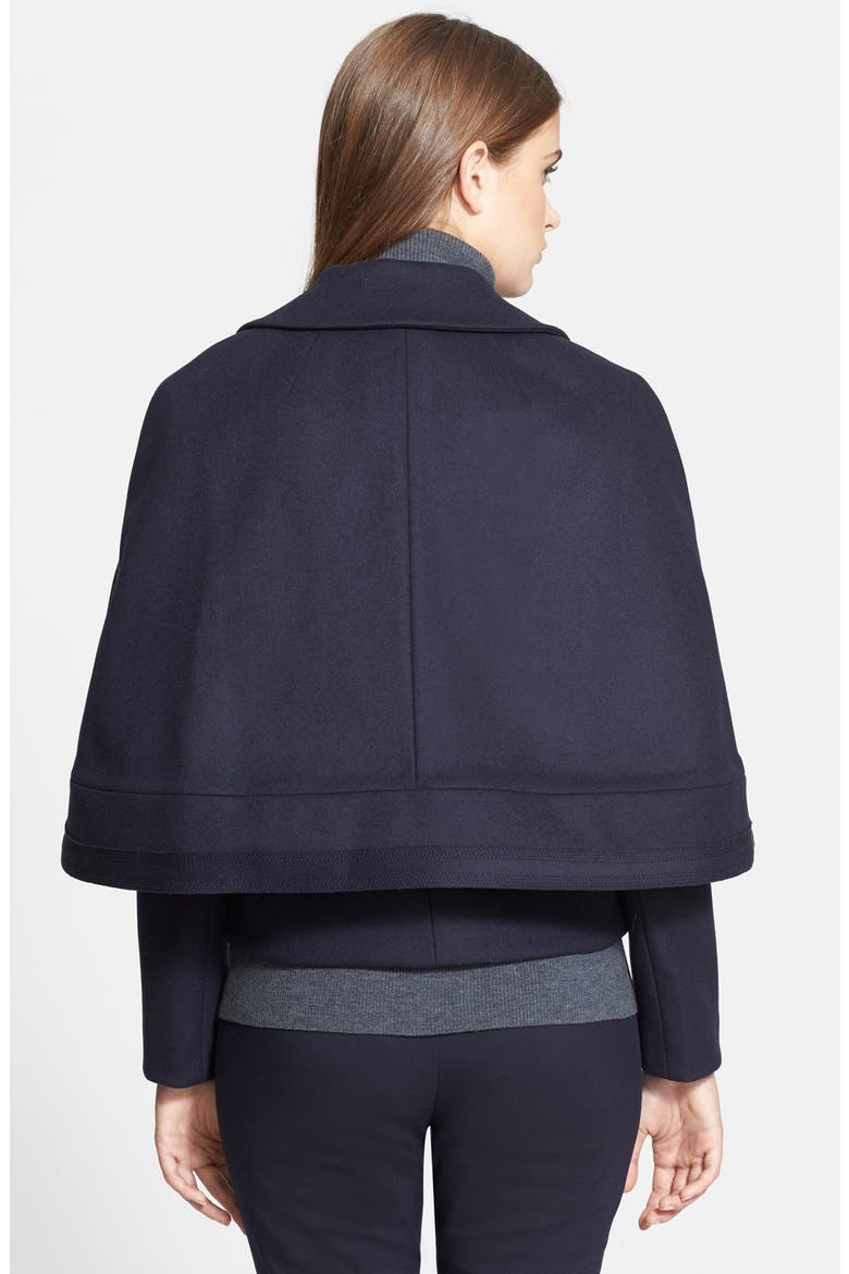 'Jess' Convertible Cape Jacket, Alternate, color, MEDIUM NAVY