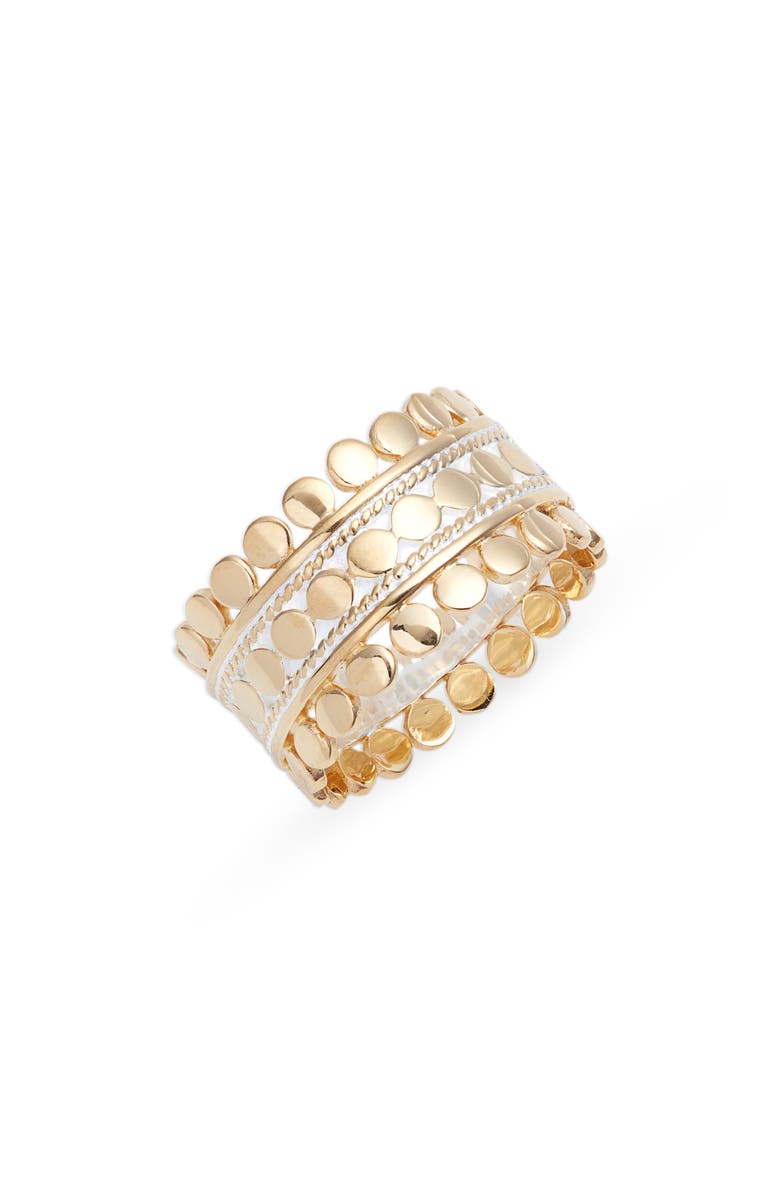 Anna Beck Scalloped Band Ring, Main, color, Gold
