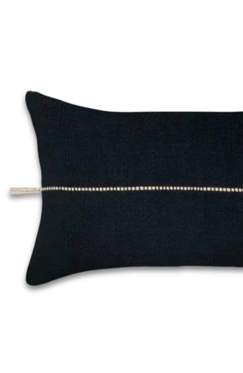 Pillowpia Minerva Lumbar Pillow Cover, Alternate, color, Black
