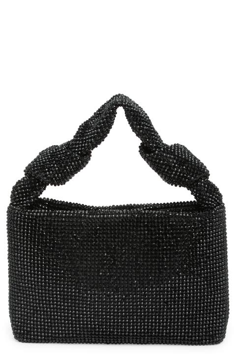 Everleigh Crystal Mesh Shoulder Bag