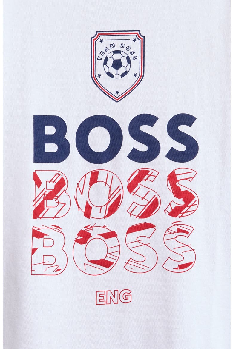 Kids' Short Sleeve Logo Graphic T-Shirt, Alternate, color, WHITE
