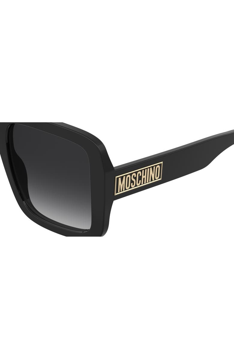 Moschino 55mm Gradient Square Sunglasses, Alternate, color,