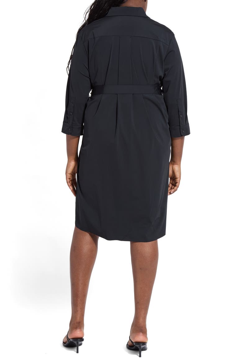 Schiffer Shirtdress, Alternate, color, BLACK