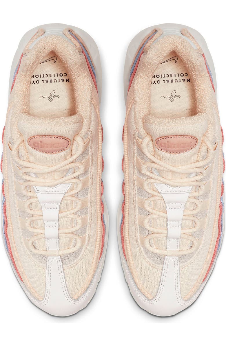 Nike Air Max 95 QS The Plant Color Collection Sneaker, Alternate, color, Crimson Tint/ Coral-Blue