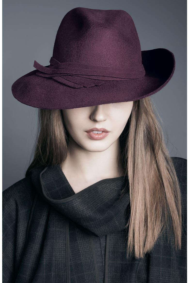 Wool Fedora, Alternate, color, ANTHRACITE