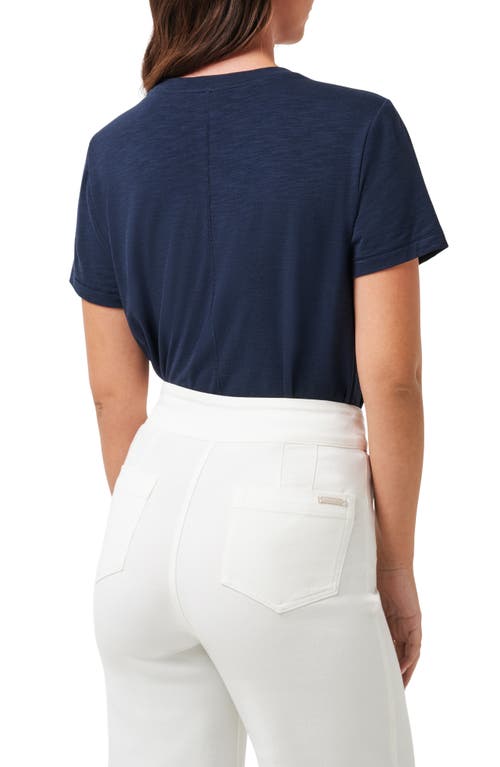 Travismathew Cloud Crewneck T-shirt In Navy Blazer
