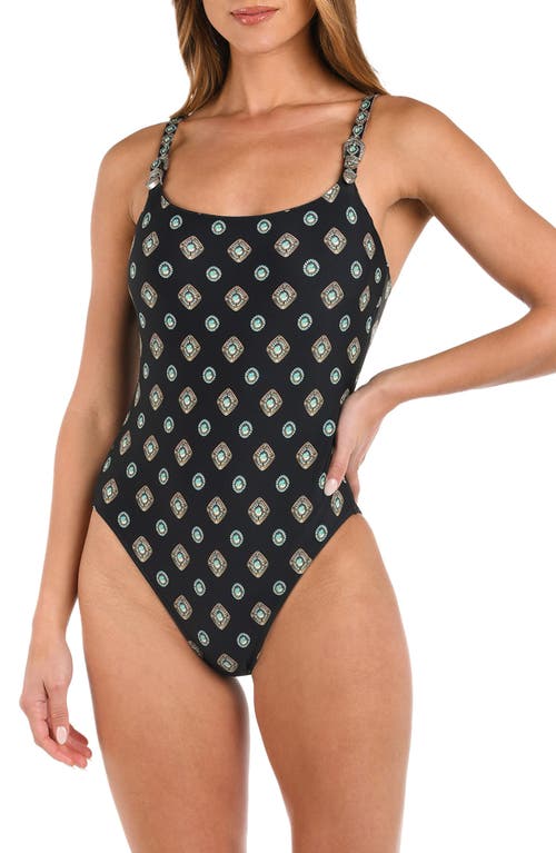 L Agence Remi Southwestern Basic Lingerie One Piece Black In Black