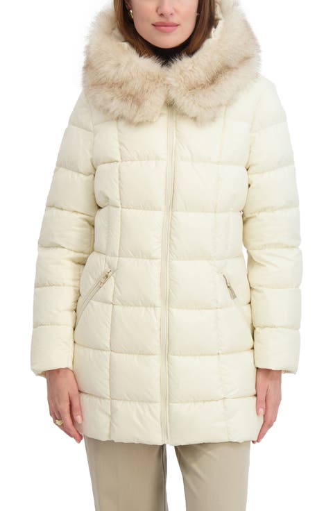 Brie Faux Fur Puffer Coat