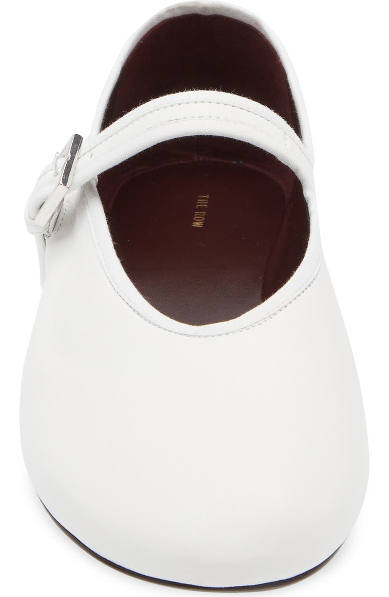 The Row Boheme Mary Jane, Alternate, color, Optic White