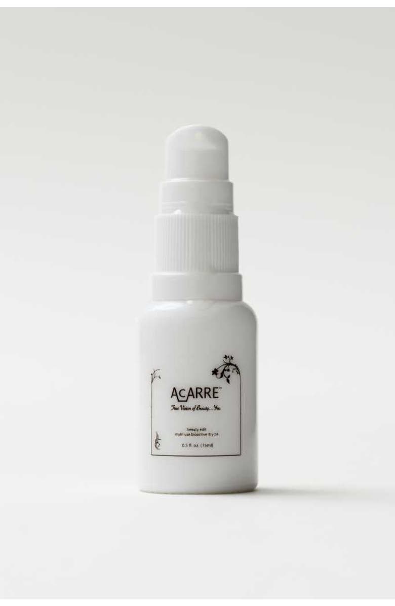 AcARRE Mini Beauty Edit, multi use treatment oil, Main, color, Yellow