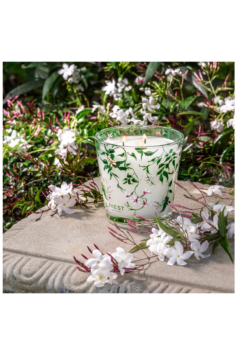 Indian Jasmine 3-Wick Candle, Alternate, color, NO COLOR