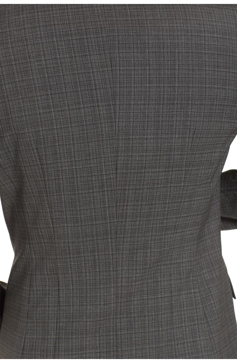 BOSS Julea Plaid Stretch Wool Blazer, Alternate, color, 