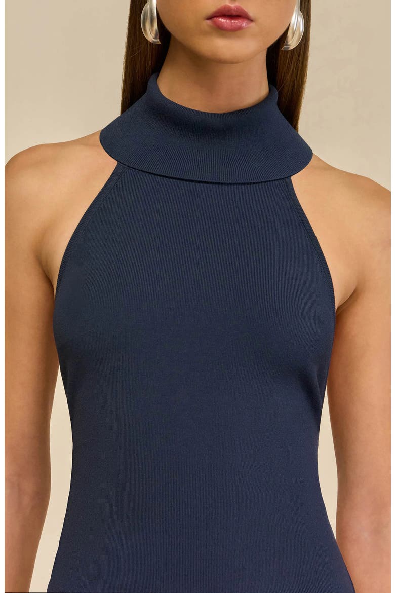 Wake Sleeveless Turtleneck Sweater, Alternate, color, DEEP LAKE