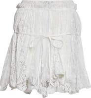 JW Anderson Curtain Lace Miniskirt