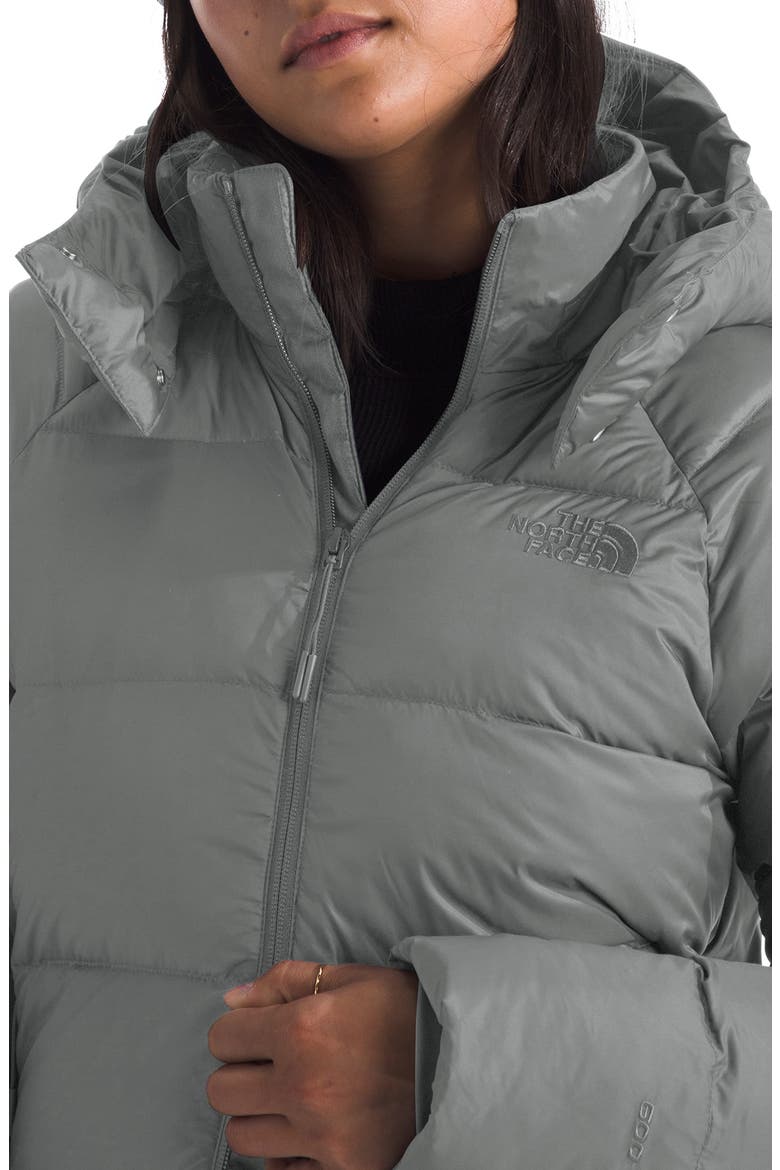 Hydrenalite™ City 600 Fill Power Down Hooded Parka, Alternate, color, SMOKED PEARL