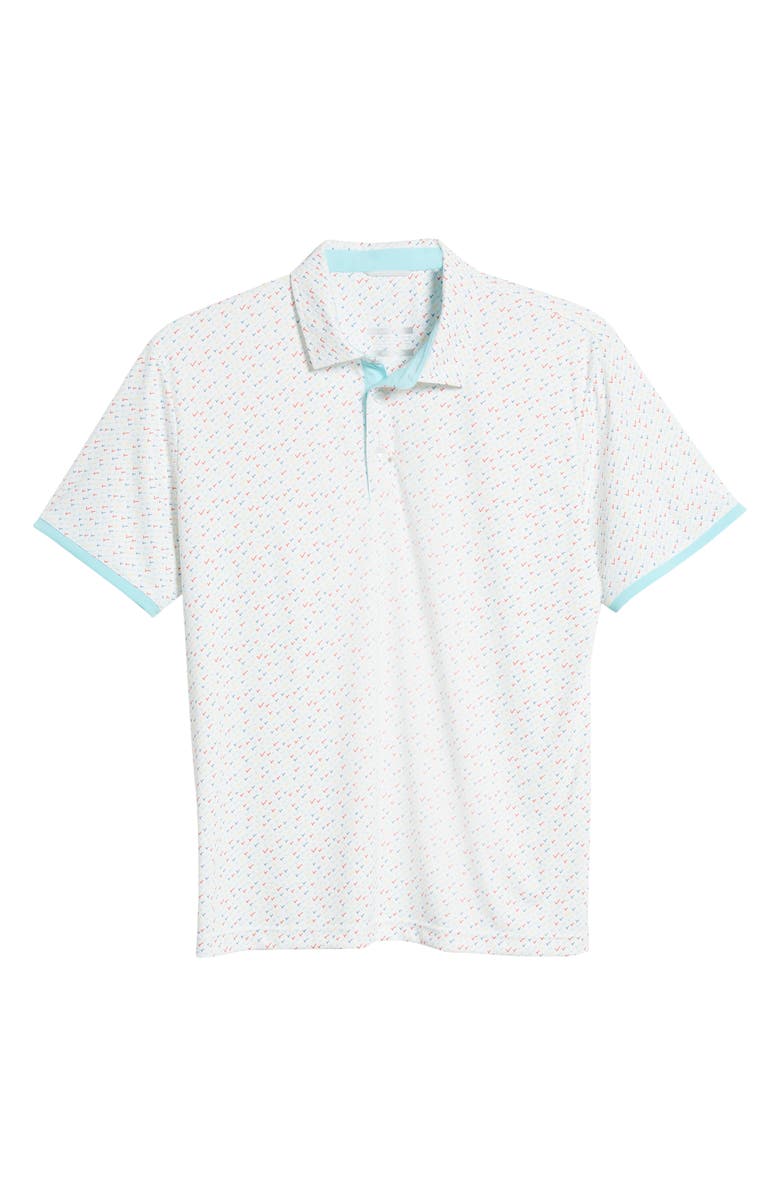 Swannies Ashton Scatter Print Golf Polo, Main, color, 