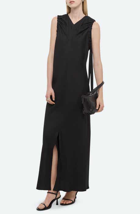 Ruched Sleeveless Maxi Dress