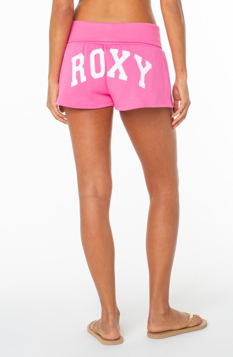 Roxy Sunday Foldover Waist Shorts, Alternate, color, 