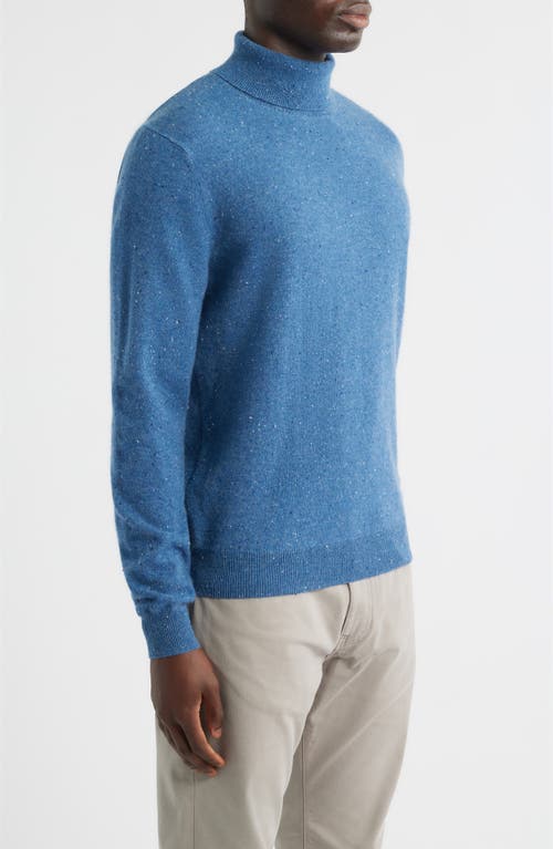 Scott Barber Cashmere Turtleneck In Blue