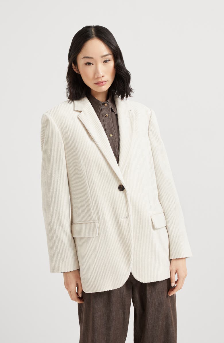 Brunello Cucinelli Corduroy blazer, Alternate, color, 