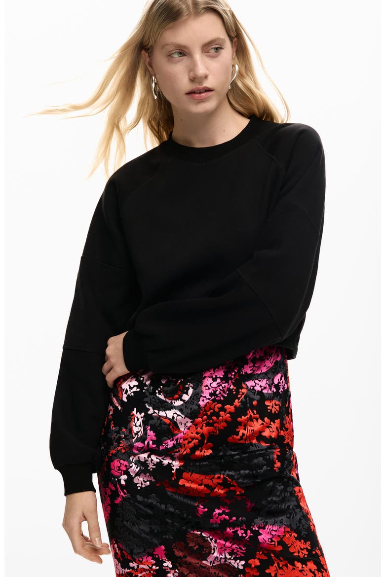 2-in-1 Dress & Sweater, Alternate, color, BLACK