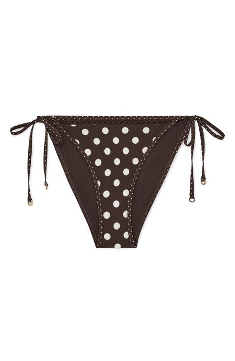 Hennel Polka Dot Bikini Bottoms
