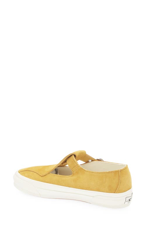 Vans Mary Jane Buckle Sneakers In Gold