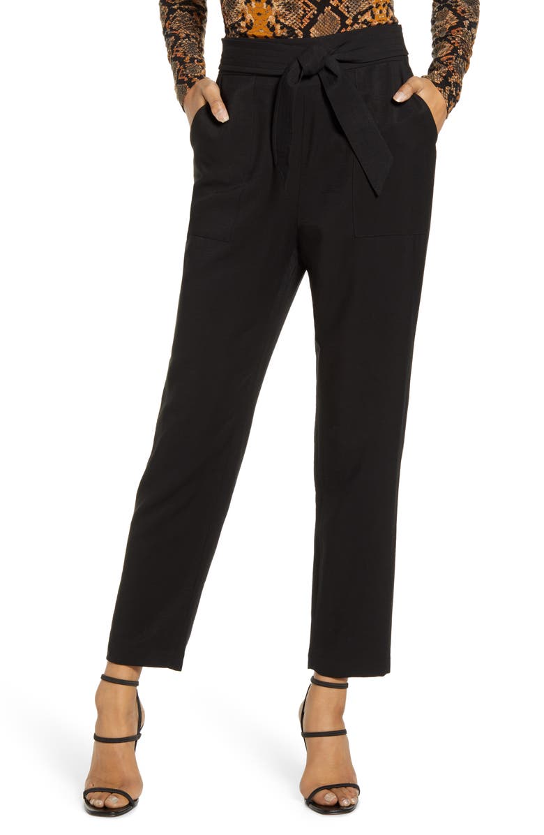 Leith Tie Waist Utility Pants, Main, color, 