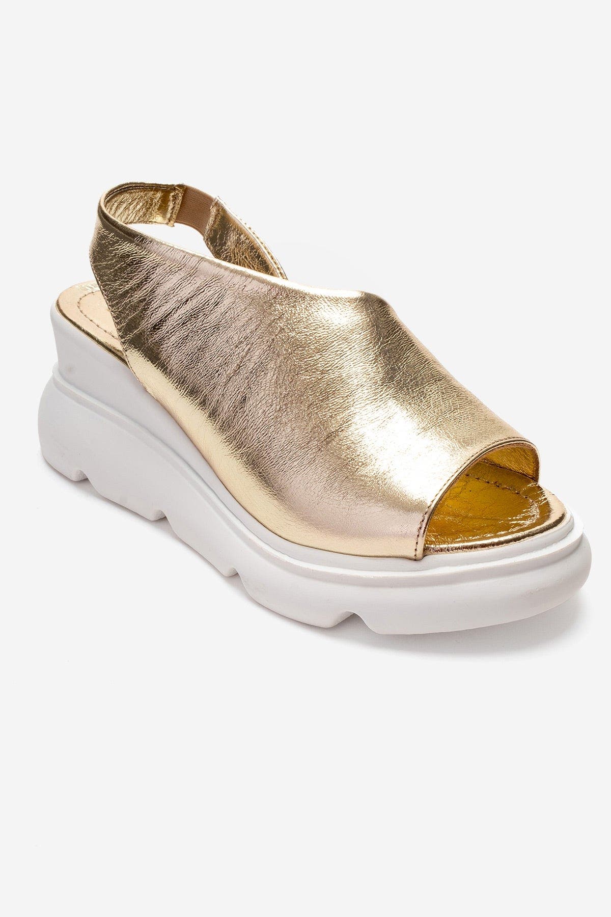 Agusto Leather Platform Sandal - image 4