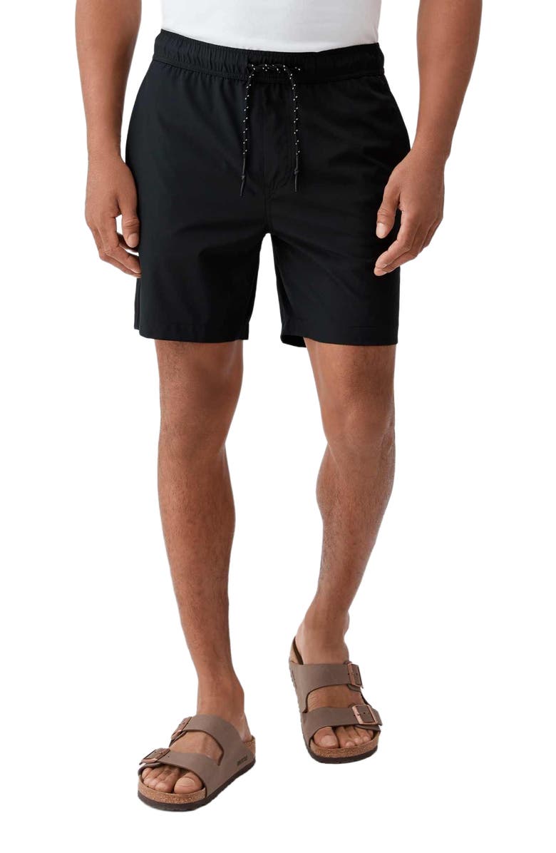 Surfside Supply Co. Jimmy 6.5" Retro Volley, Alternate, color, Black