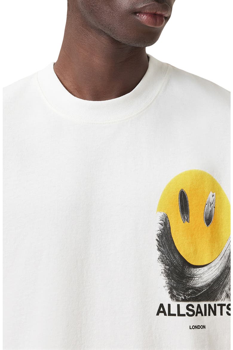 Party Wave Graphic T-Shirt, Alternate, color, CHALK WHITE