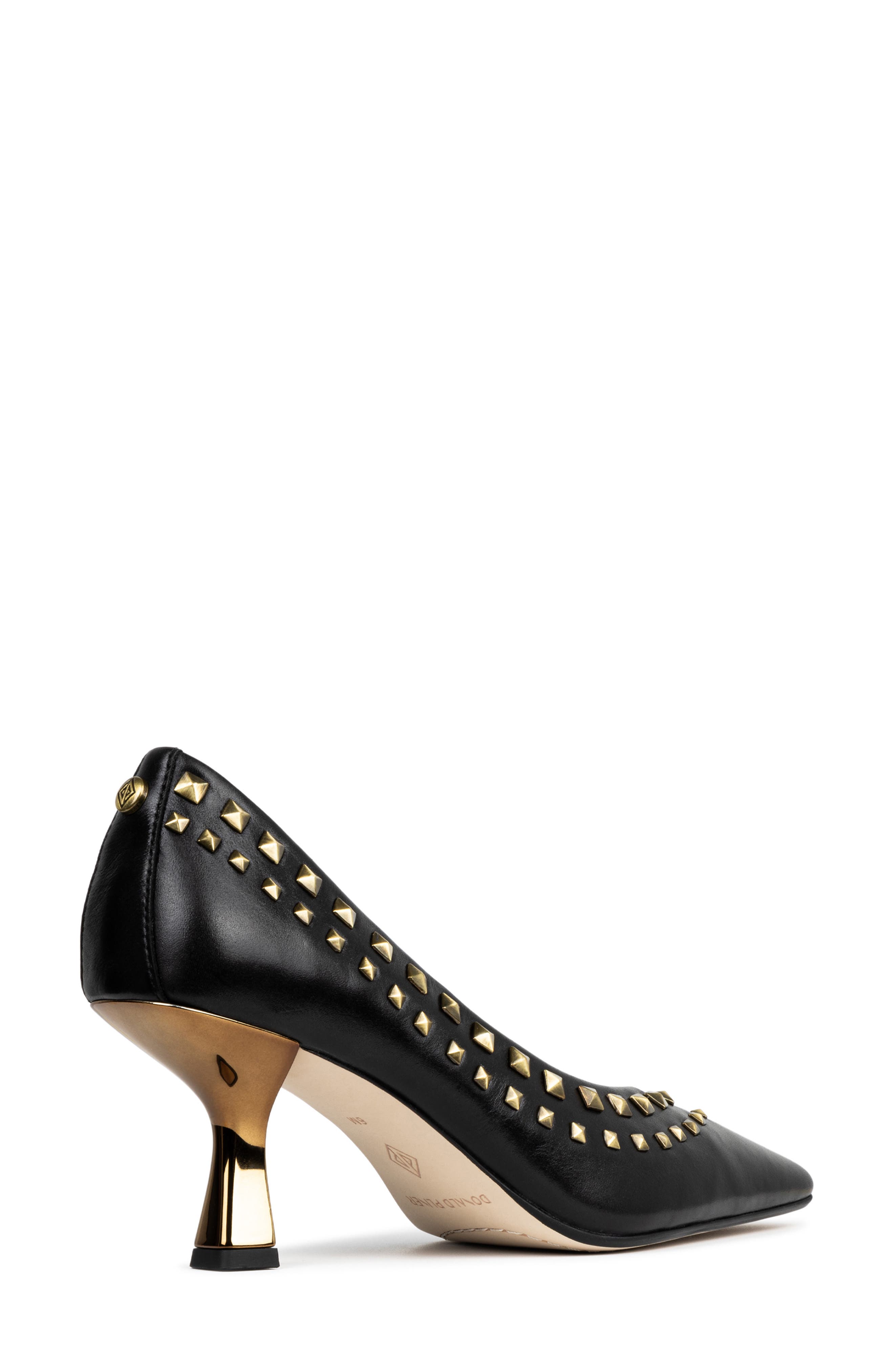 Donald Pliner Studded Square Toe Pump, Alternate, color, 