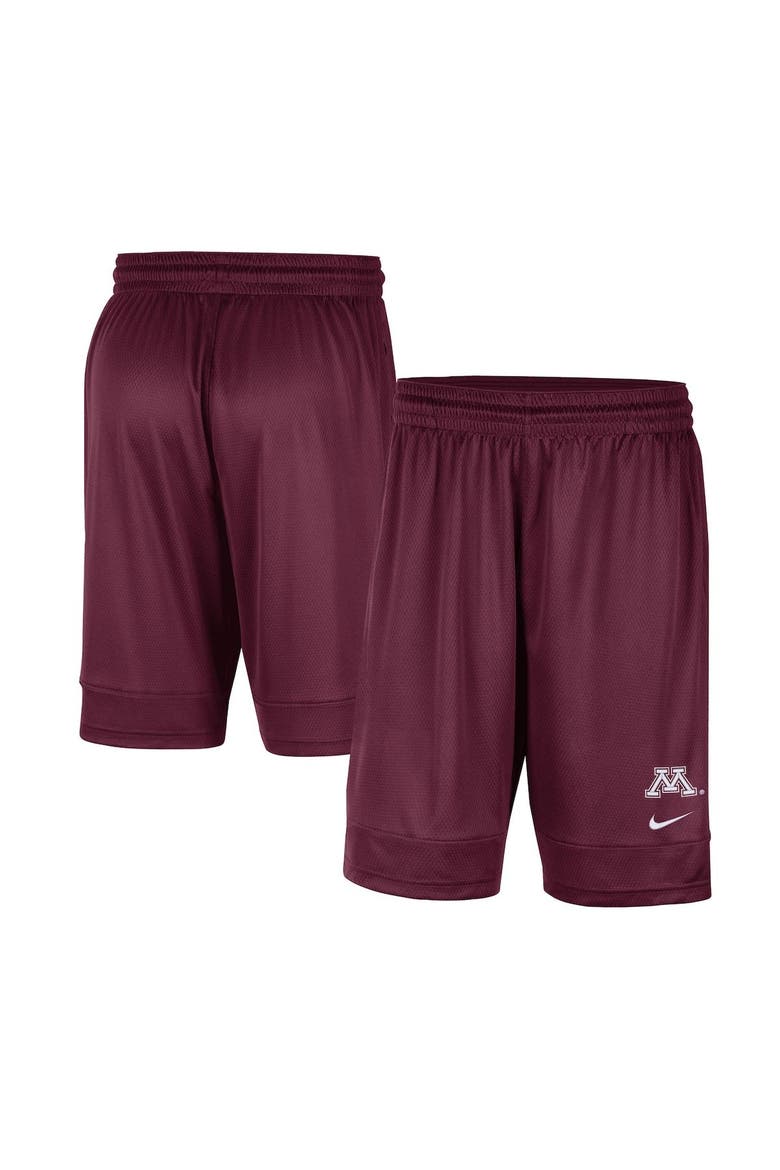 Men's Nike Maroon Minnesota Golden Gophers Fast Break Team Performance Shorts, Main, color, Maroon