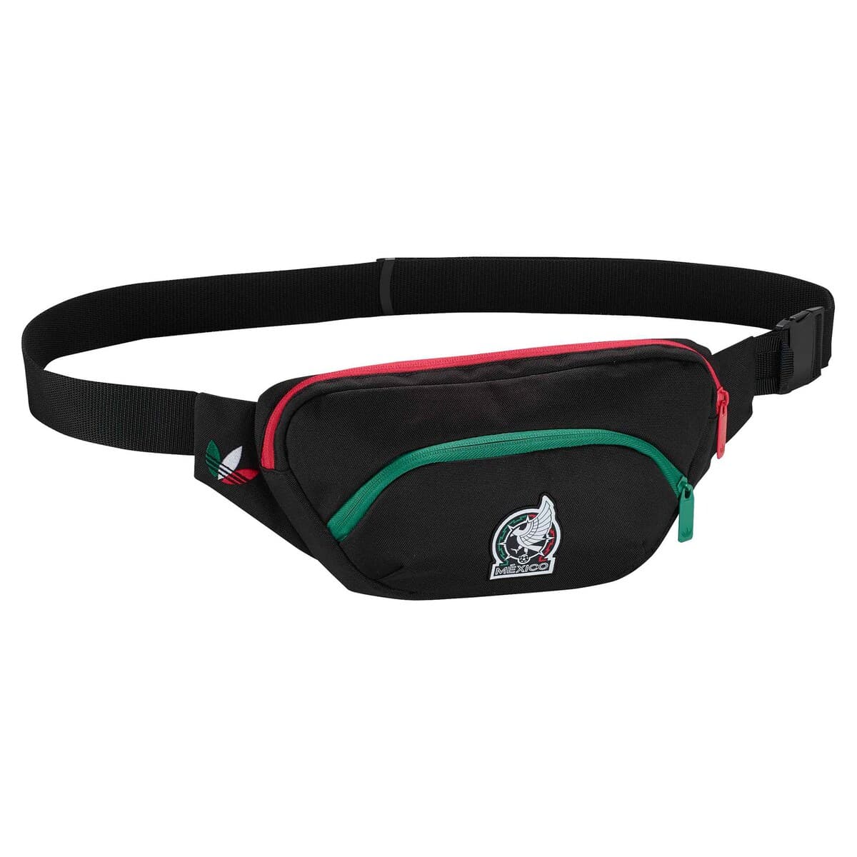 adidas Unisex adidas  Black Mexico National Team  Waist Bag, Main, color, Black