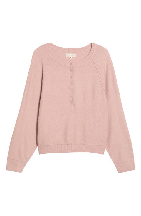 Cloud Soft Henley Sweater