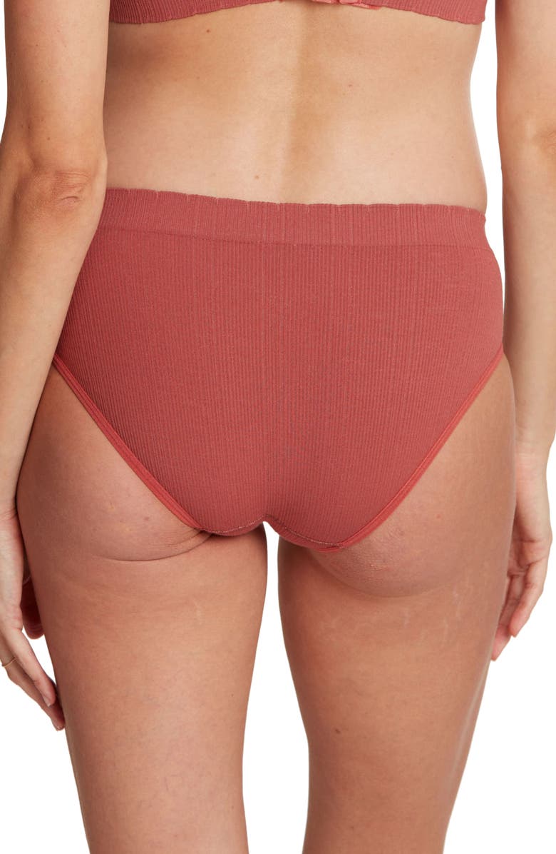 Cache Coeur Zoe Maternity Briefs, Alternate, color, Terracotta
